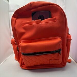 lug Luxe VL Volley Mini Backpack Adjustable Straps w/Top Handle Papaya Orange